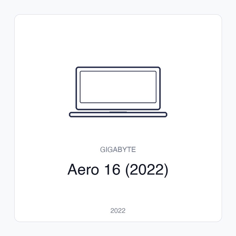 Aero 16 (2022)