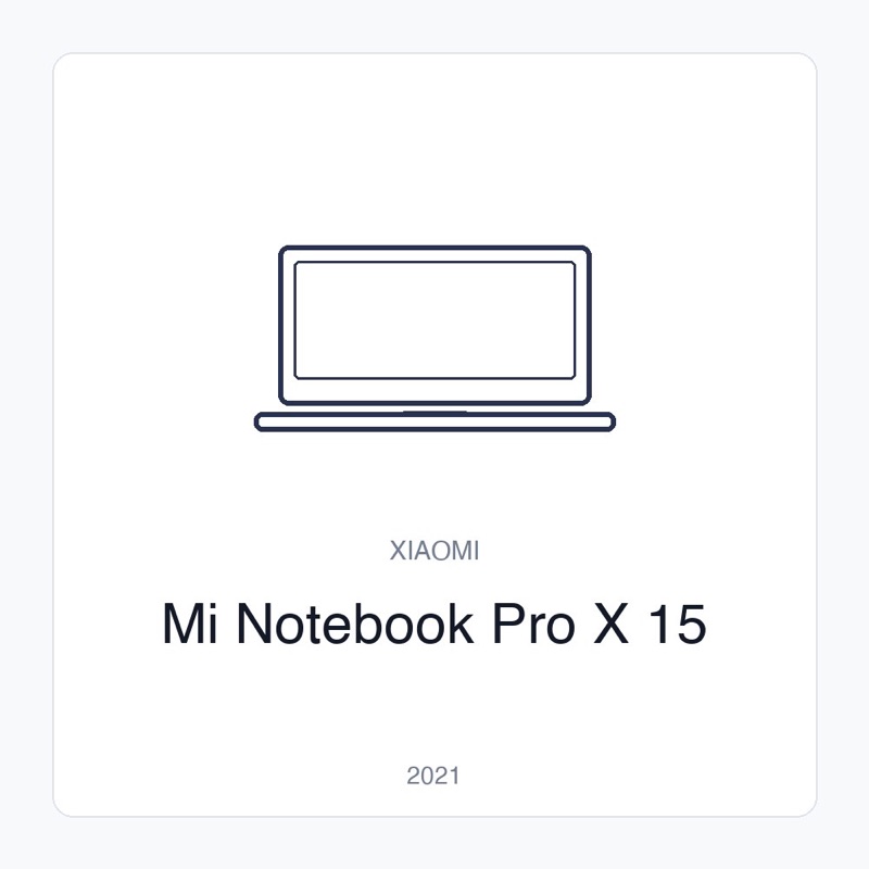 Mi Notebook Pro X 15