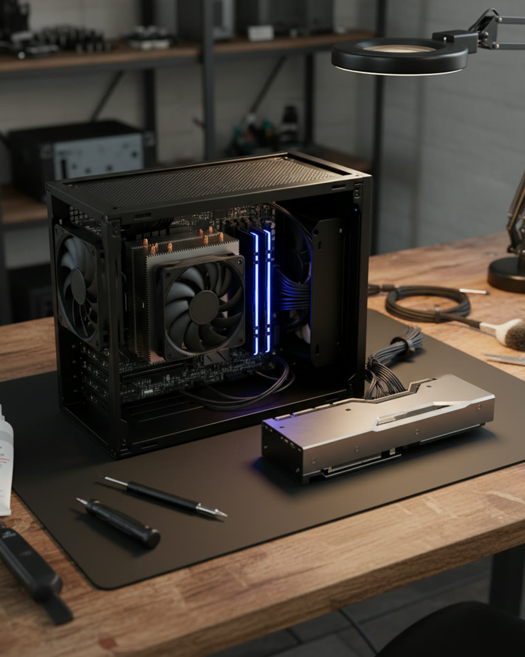 Desktop PC Repair on the LRS Bloomsbury bench