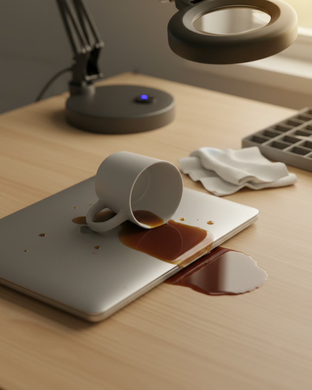 Liquid Damage Recovery on the LRS Bloomsbury bench