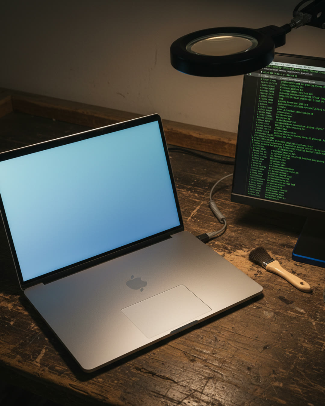 Software & Virus Removal on the LRS Bloomsbury bench