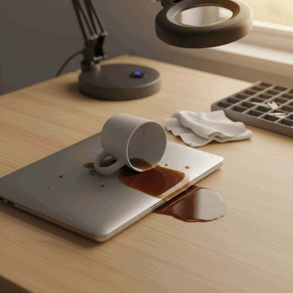 Spilled coffee on your laptop? The first 30 minutes matter most